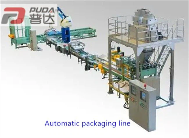 Automatic Weighing Packaging Palletizing Production Line